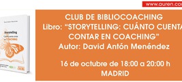 Presentación del libro “STORYTELLING: CUÁNTO CUENTA CONTAR EN COACHING" en el club de Bibliocoaching