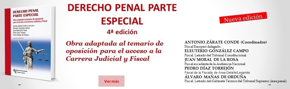 Derecho Penal. Parte especial. 4ª Edición